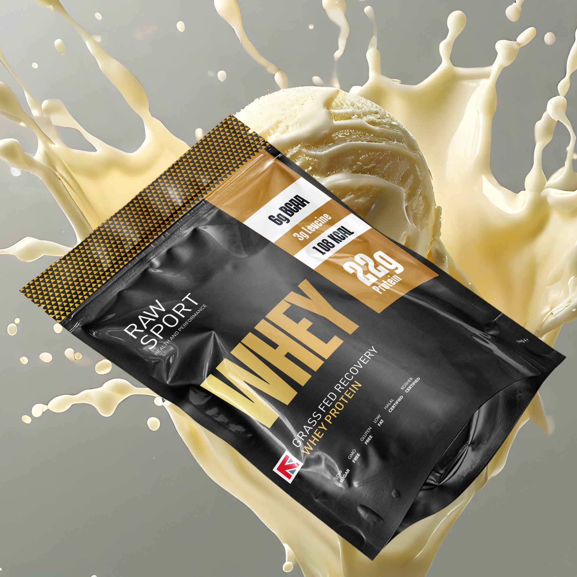 Grass Fed Whey Protein - Raw Sport