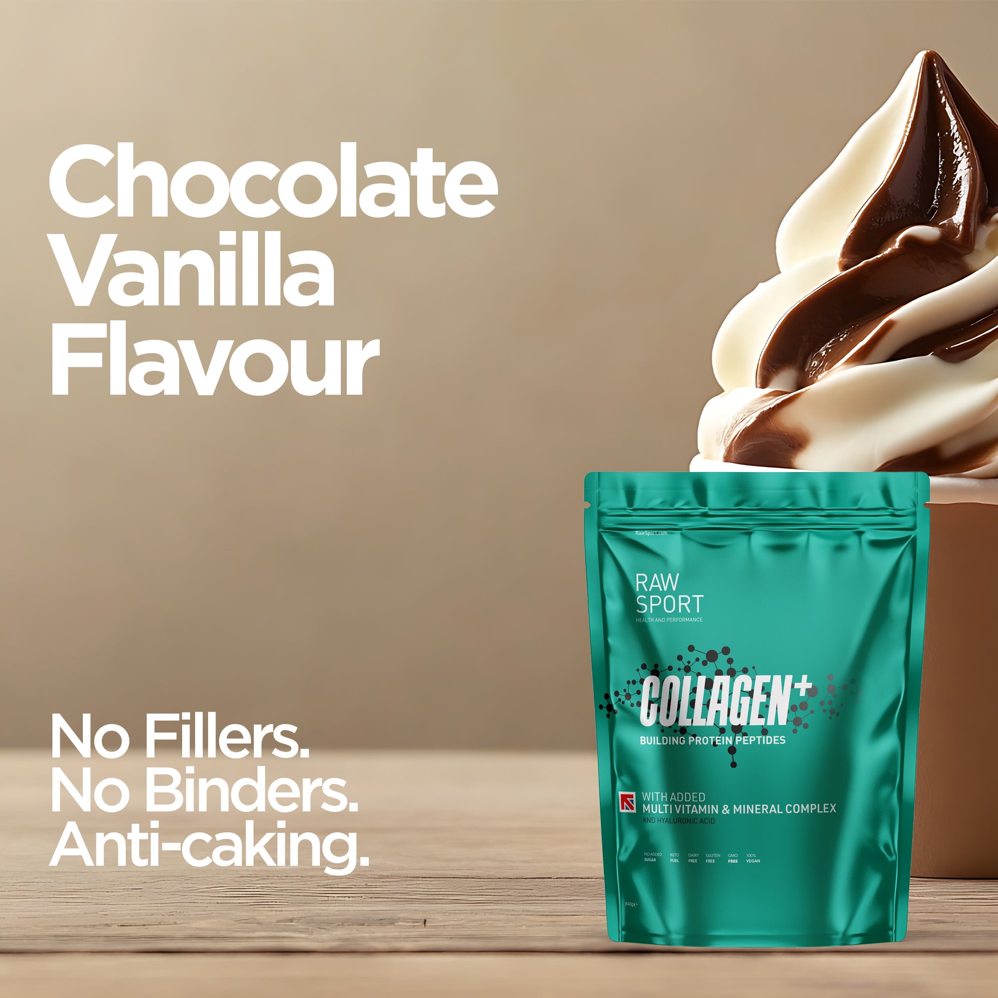 Collagen Peptide Protein Powder - Raw Sport