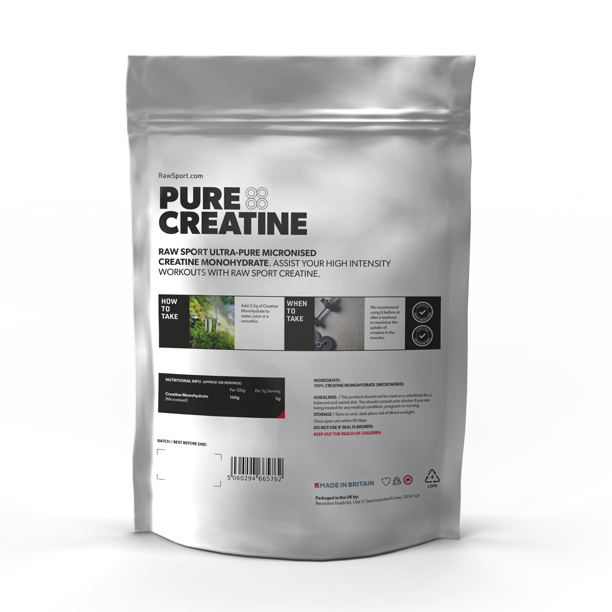 Pure Creatine Monohydrate 500g