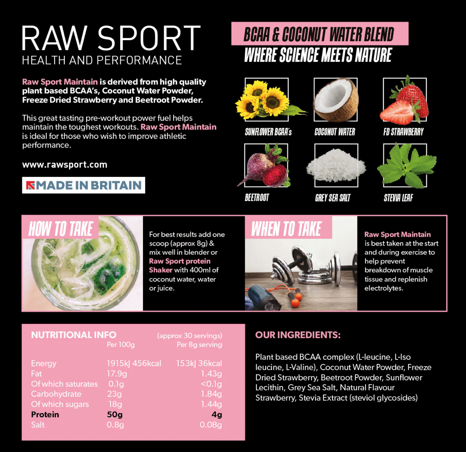 Maintain BCAA Powder