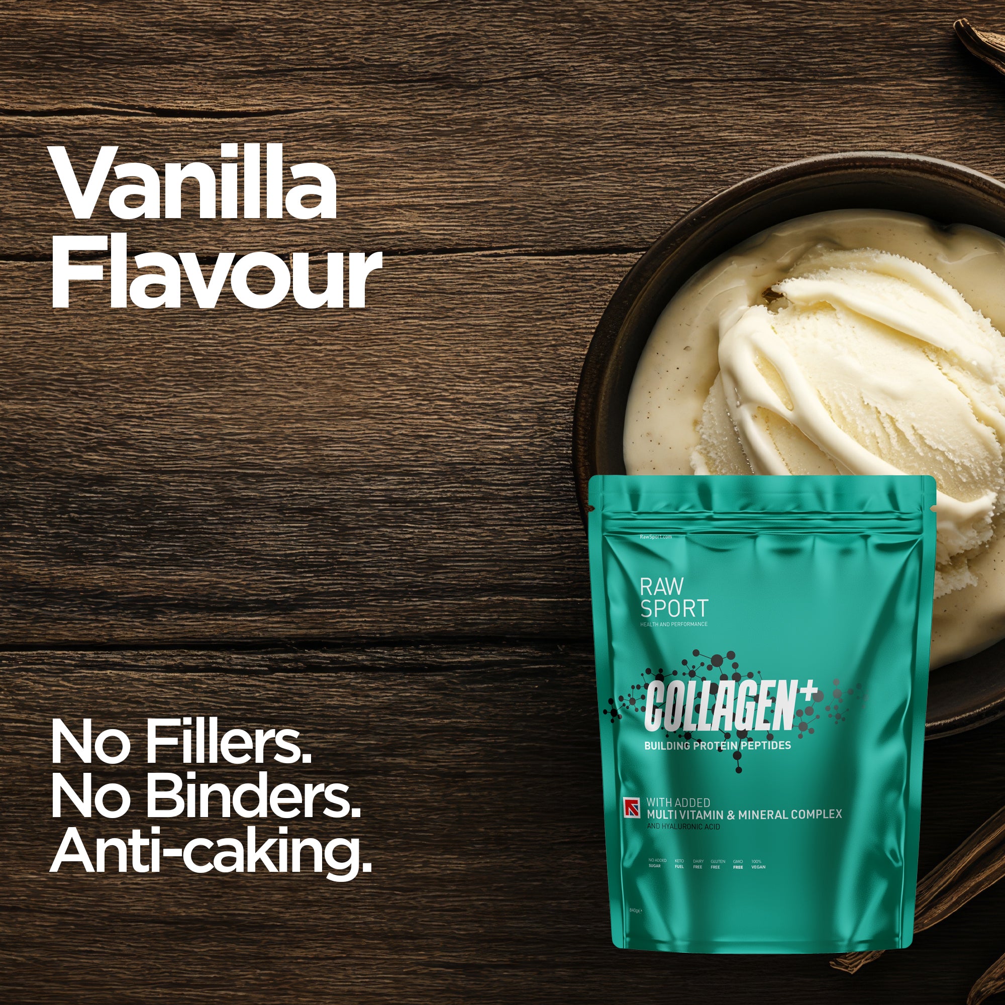 Collagen Peptide Protein Powder - Raw Sport