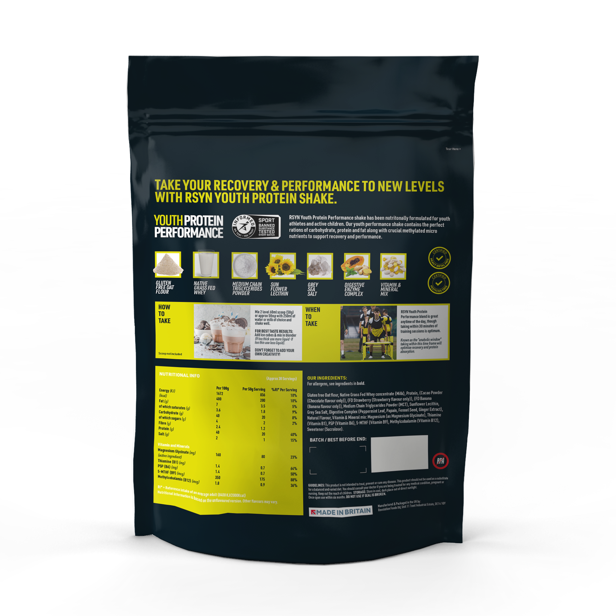 Youth Performance Whey Protein | RSYN