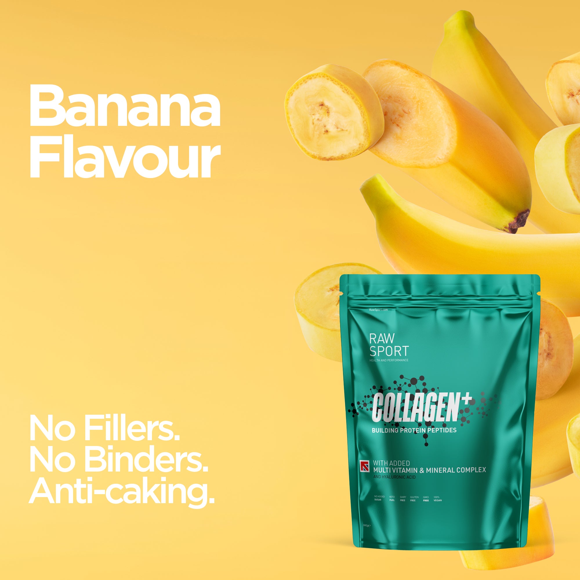 Collagen Peptide Protein Powder - Raw Sport