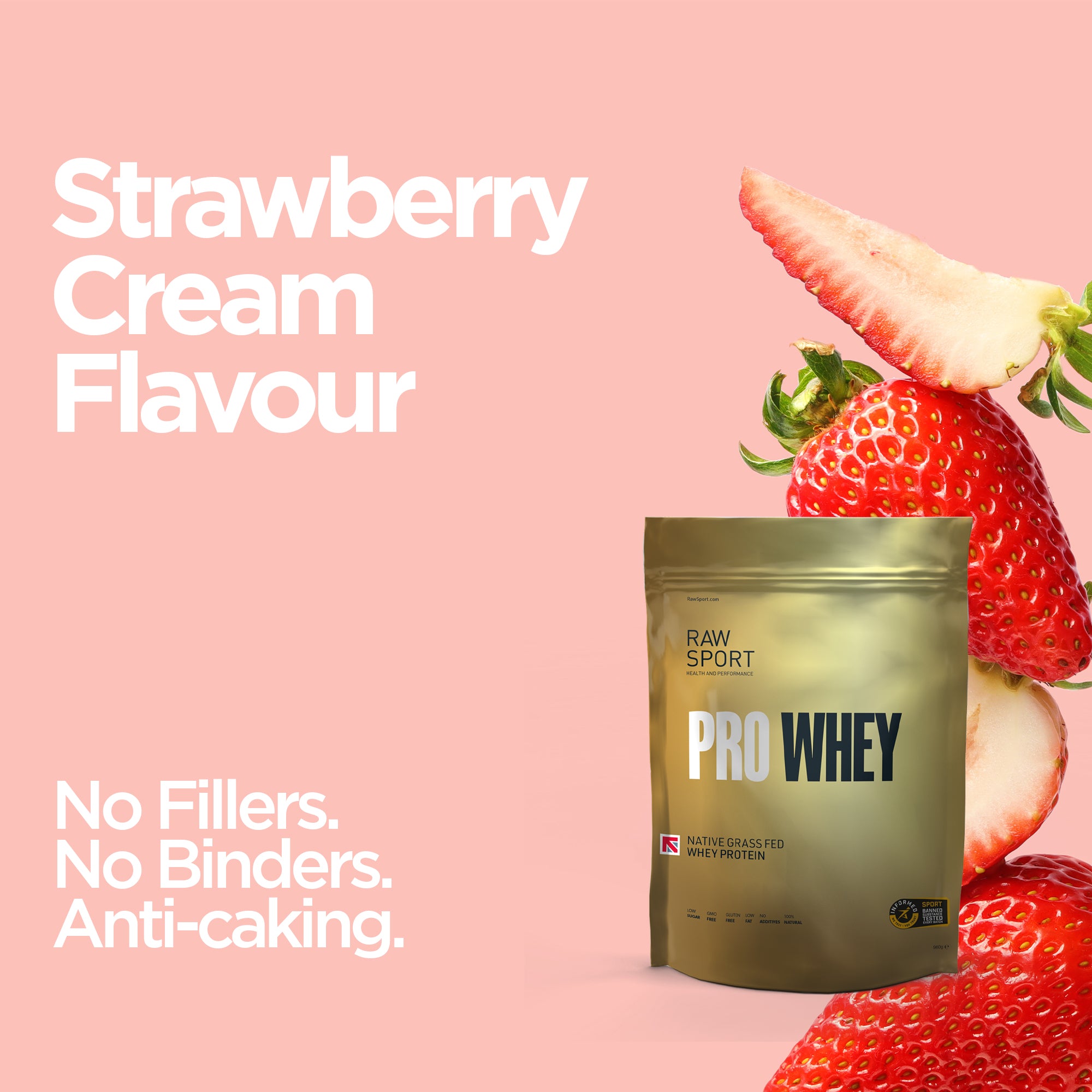 Grass Fed Whey Protein Powder Pro - Raw Sport