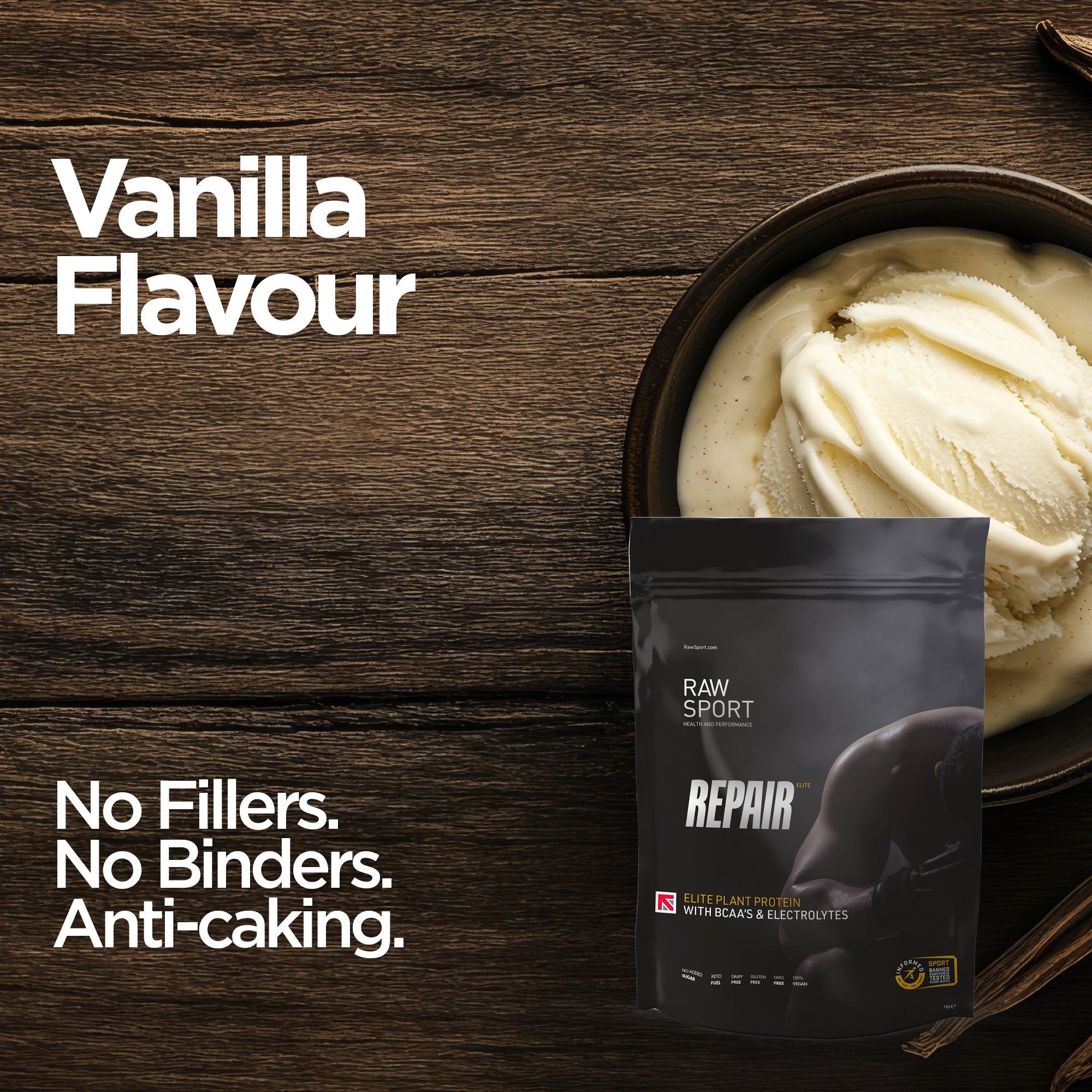 Elite Repair Protein Powder - Raw Sport